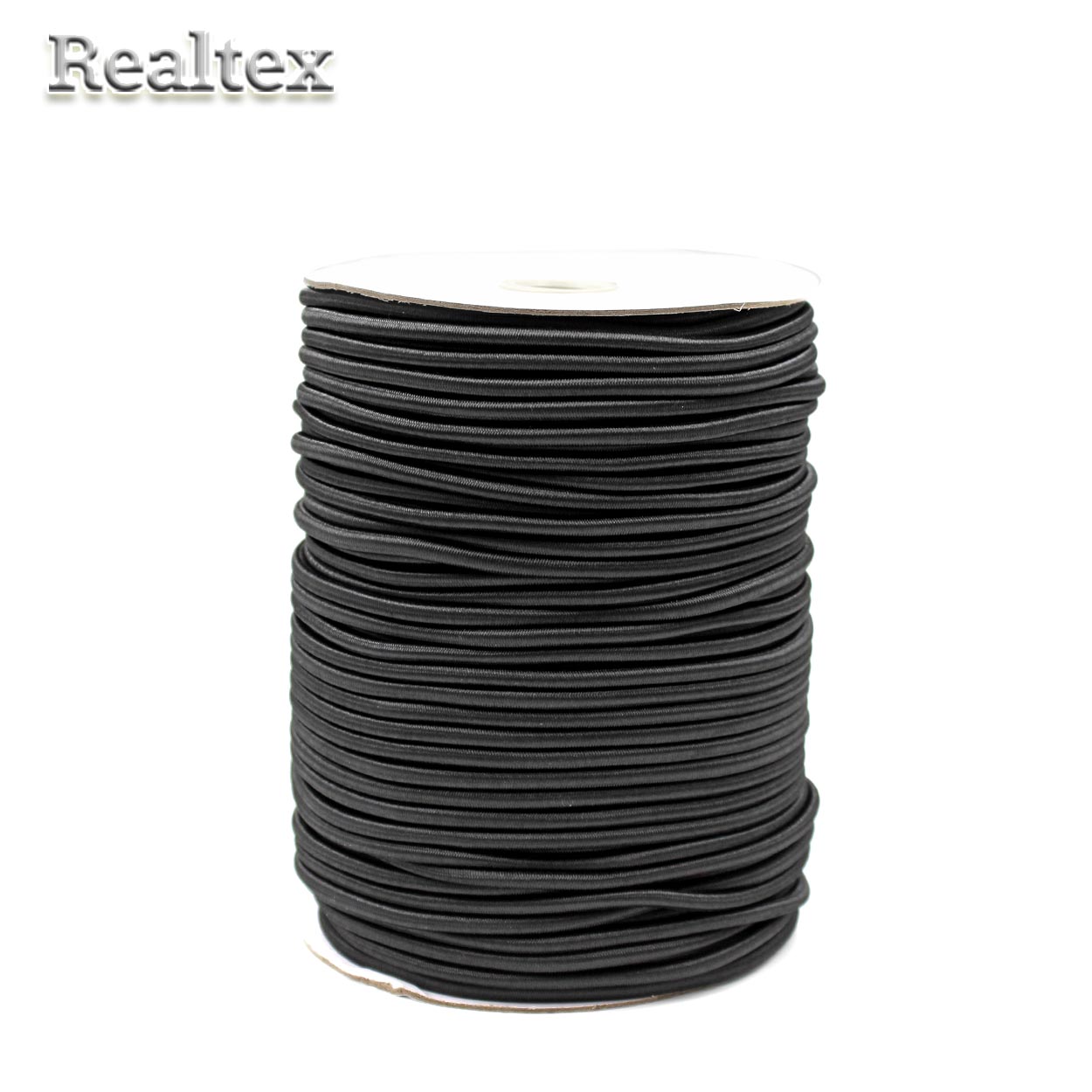 Резинка шляпная 4,0мм RS (100м) цв.чёрный