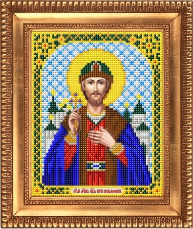 Рисунок на ткани бисером "Благовест" И-5130 "Юрий"