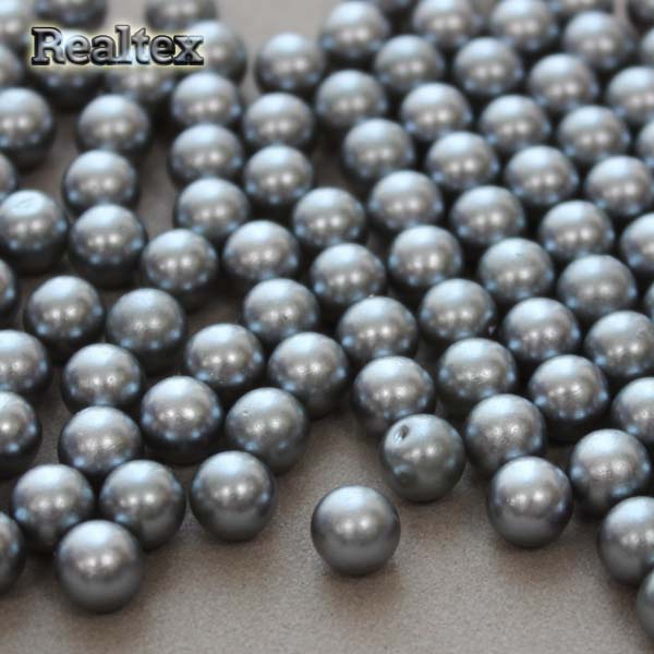 Бусины без отверстия Реалтекс 6мм 500гр цв.29 серый
