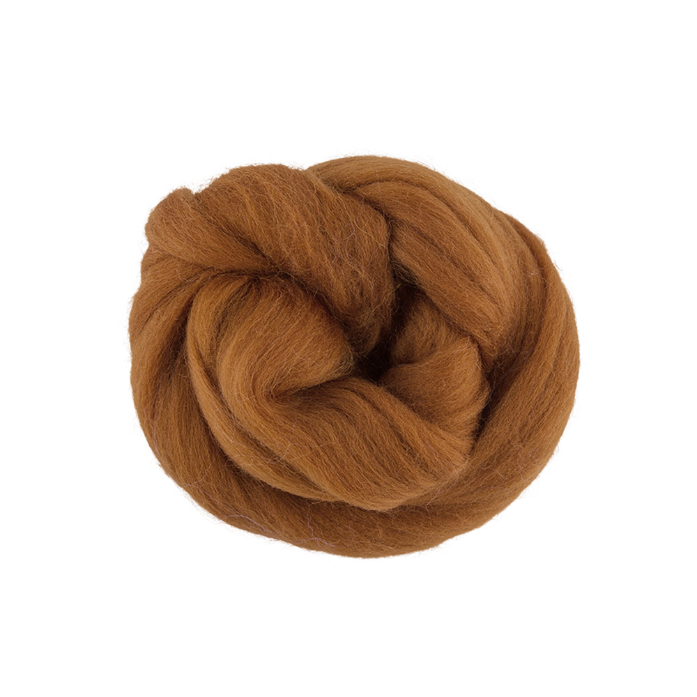 Шерсть для валяния TFS-050 полутонкая (50гр) цв.1290 золотистый