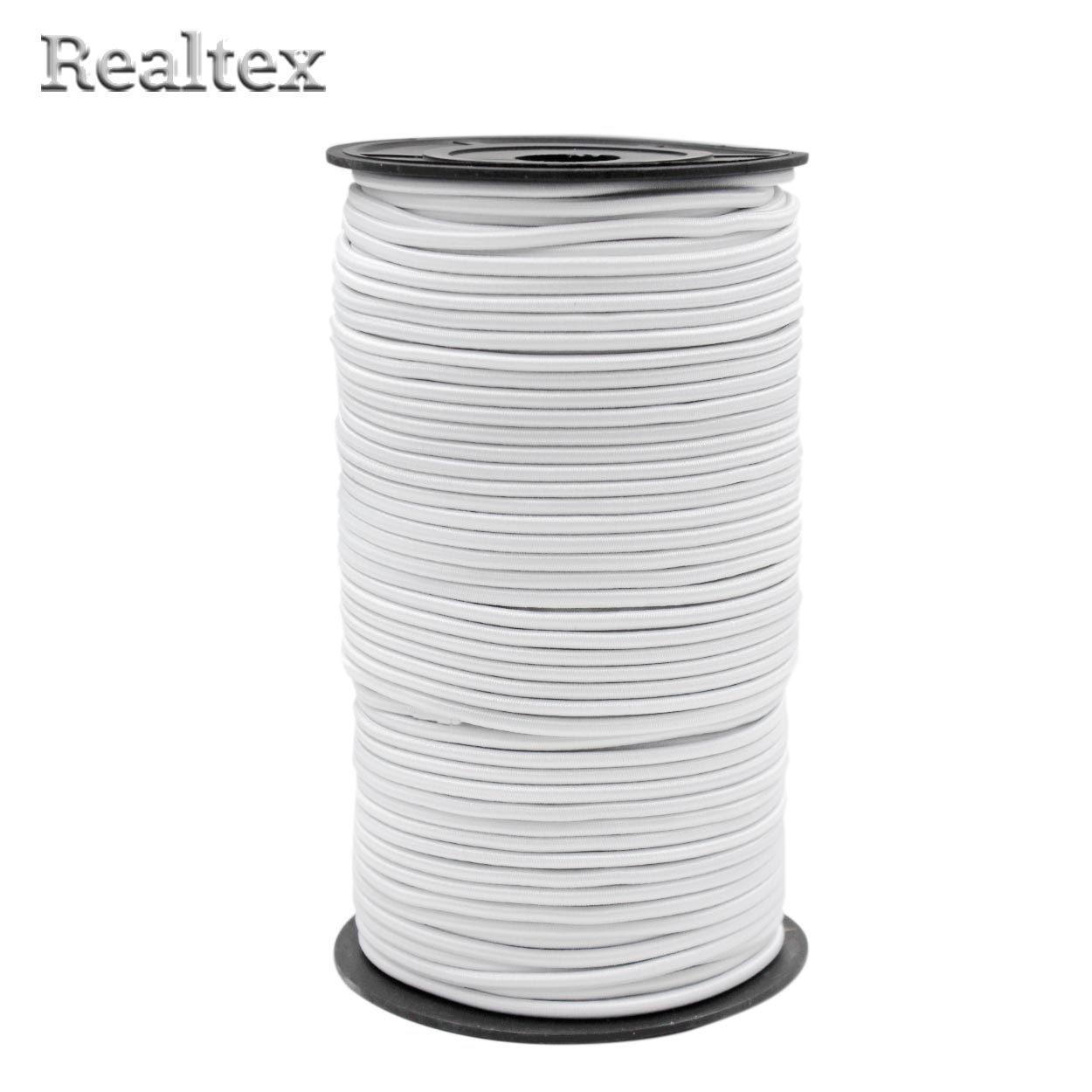 Резинка шляпная Realtex Premium 3мм (100м) цв.белый