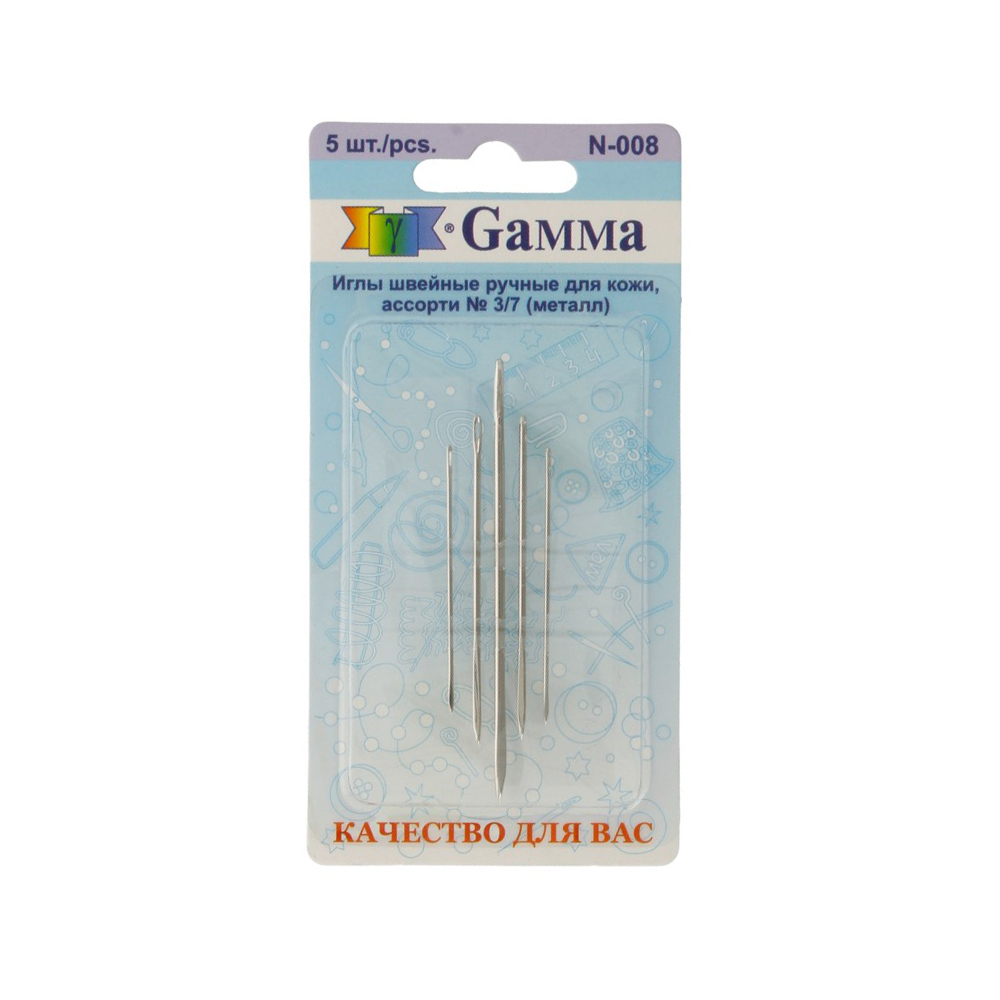 Иглы N-008 для кожи №3/7 "Гамма"