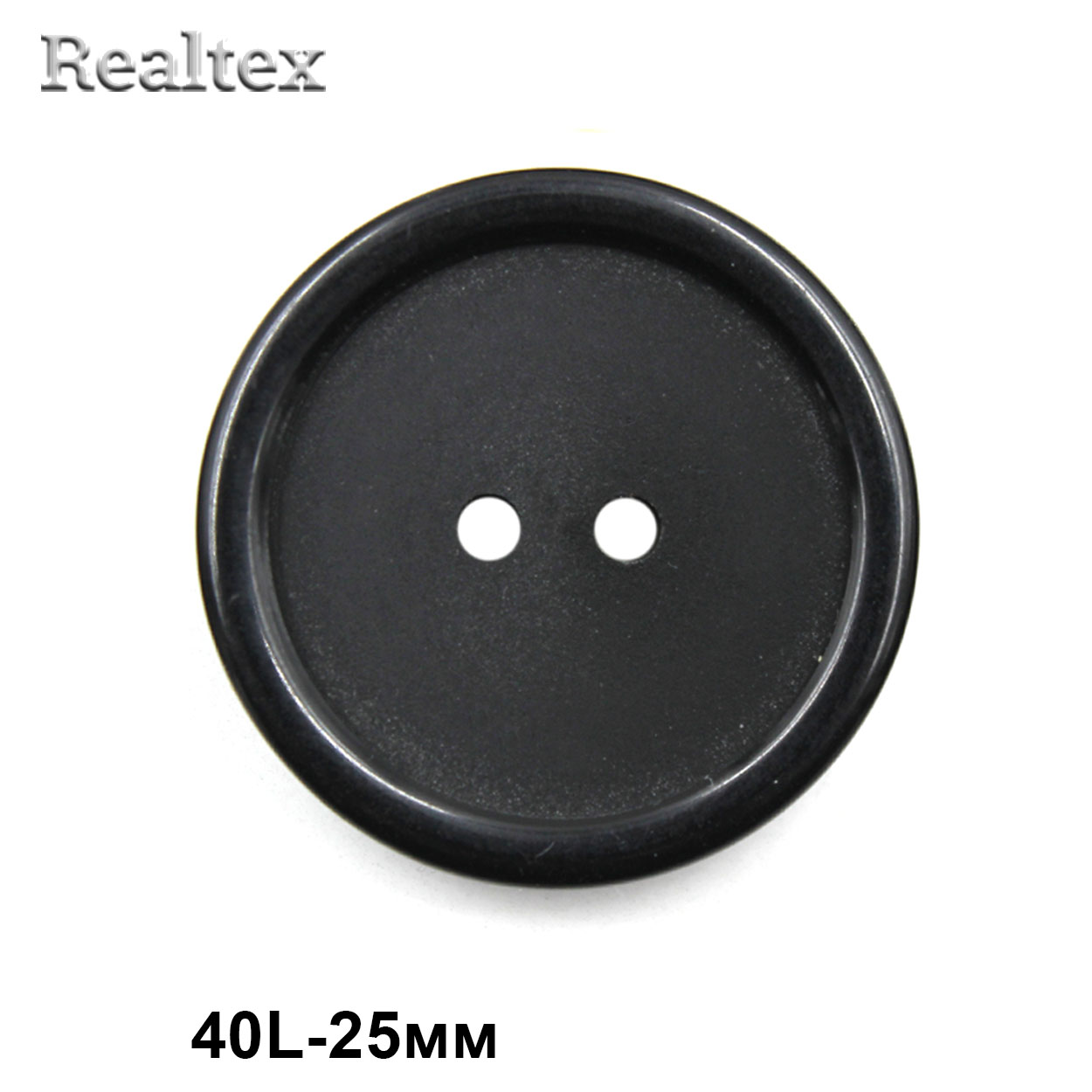 Пуговицы CN A097 40L (36шт) цв.Black