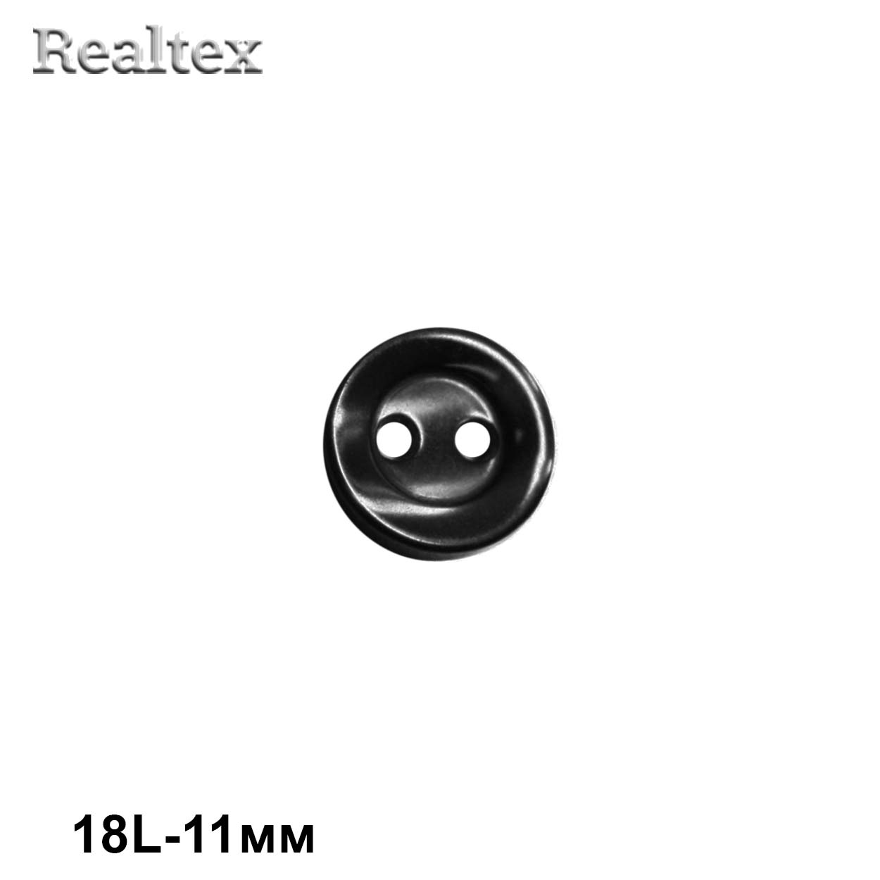 Пуговицы CB M-10 18L (144шт) цв.Black