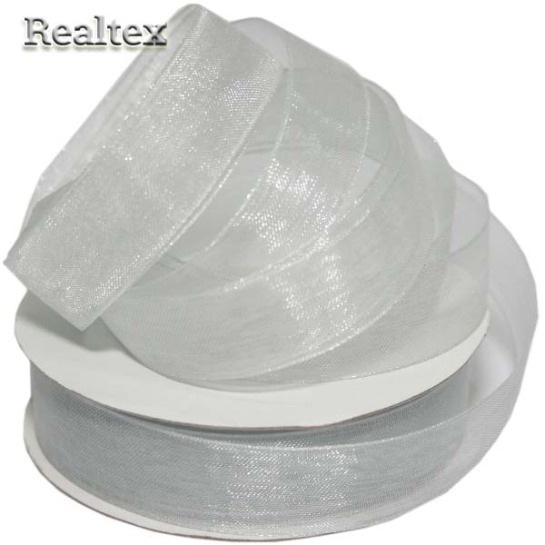 Лента капроновая 15мм Realtex цв. 3142 св.серый