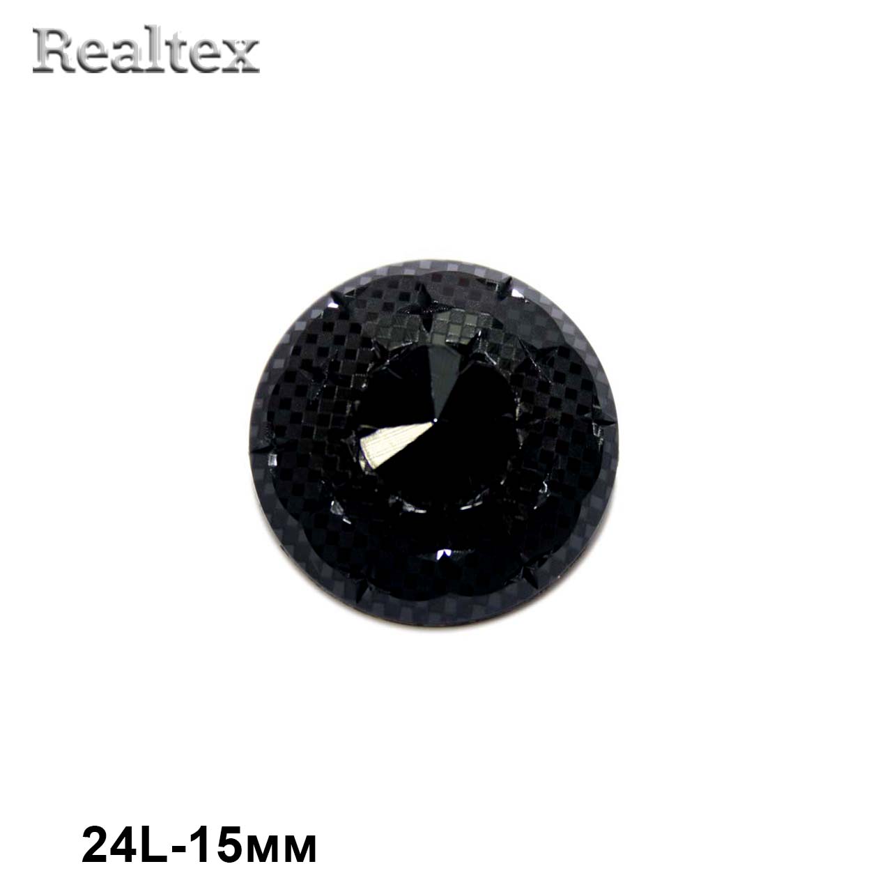 Пуговицы SB 4142N 24L (25шт) цв.черный