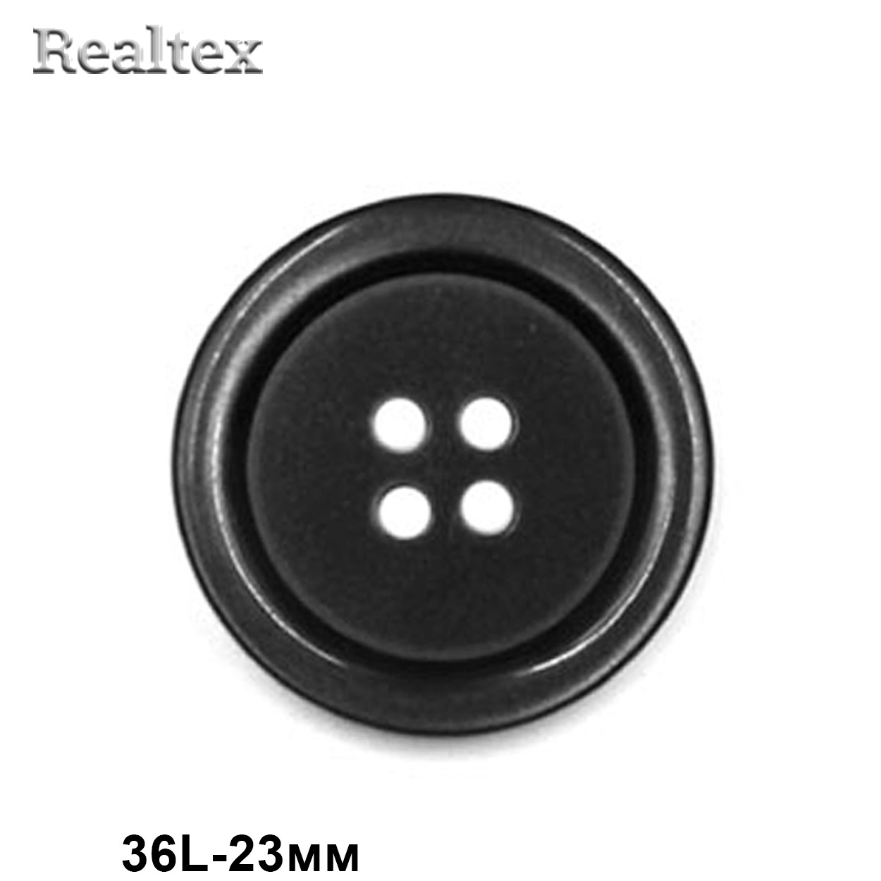 Пуговицы CR P-41 36L (72шт) цв.02-Black