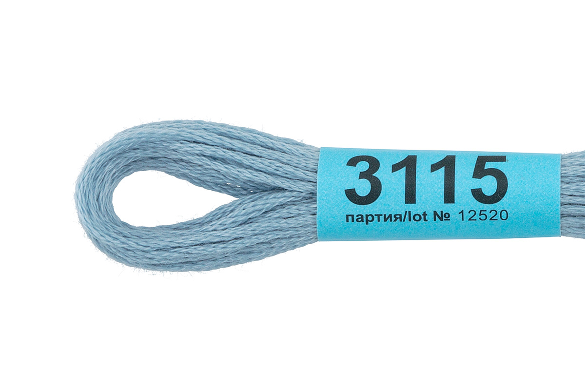 Мулине "Гамма" цв.3115 св.голубой