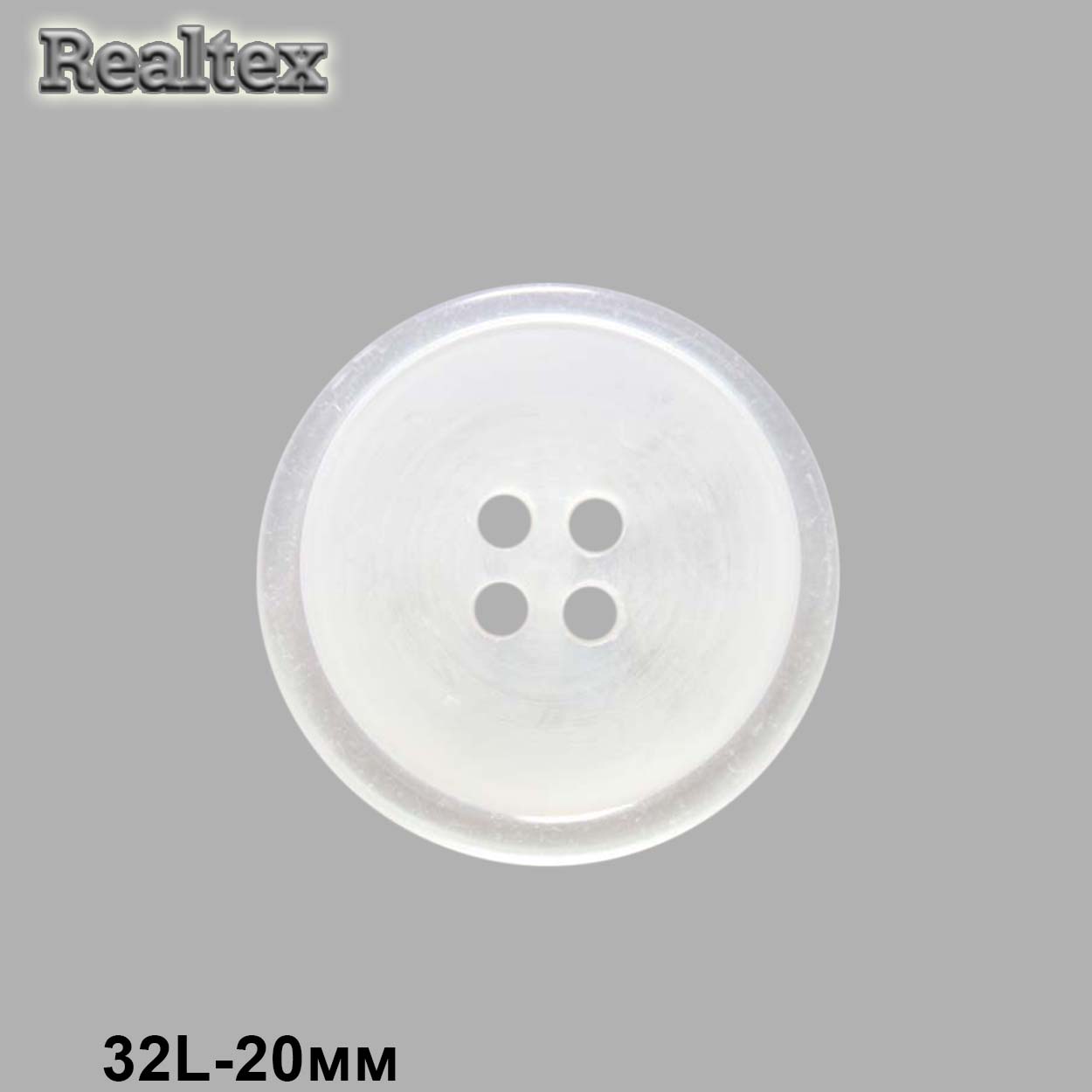 Пуговицы CB 3423 32L (72шт) цв.White