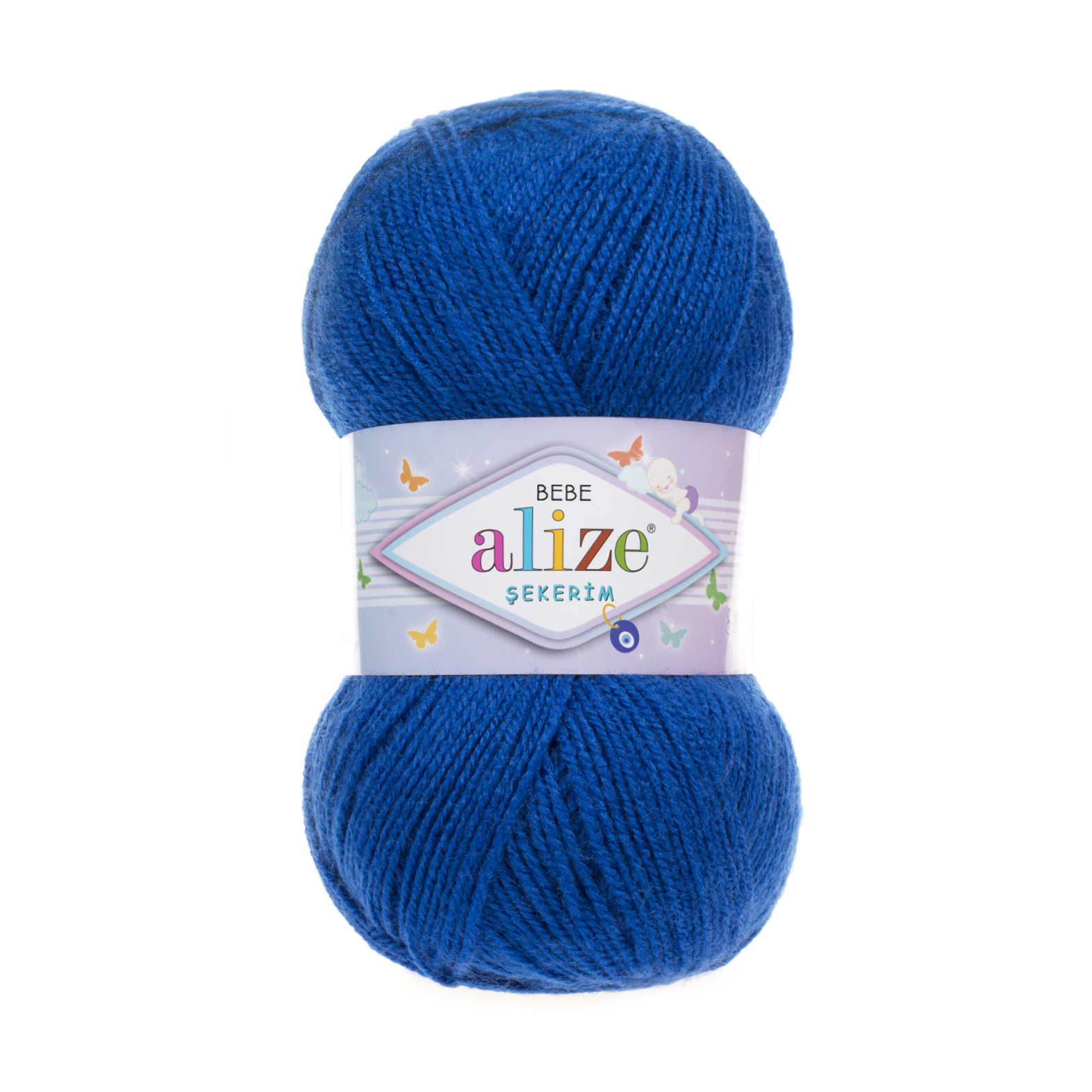 Пряжа Alize "Sekerim Bebe" (100гр) цв.141 василек