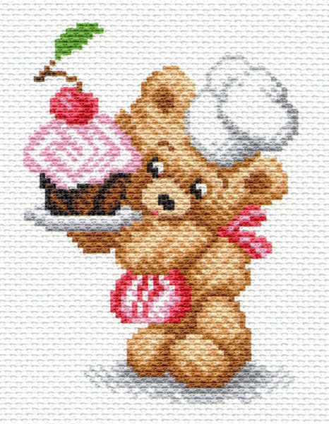 Рисунок на канве МП №1658 "Кондитер" 16*20см