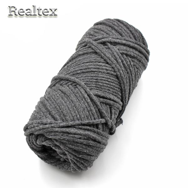 Шнур ХБ 5мм цв.2203 тёмно-серый 