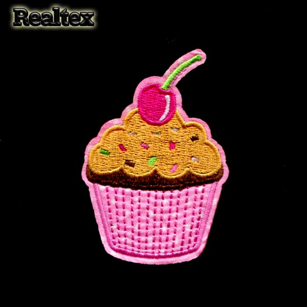 Термоаппликации детские Realtex R-1951 "Кекс с вишней"