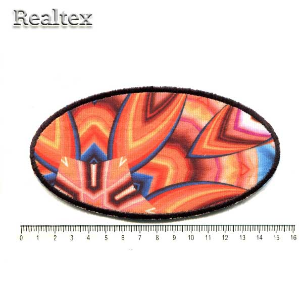 Термоаппликации 014 "Овал" цв.мультиколор 