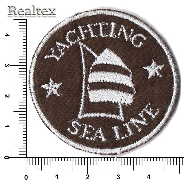 Термоаппликации 52583 "Yacht sea" цв.коричневый