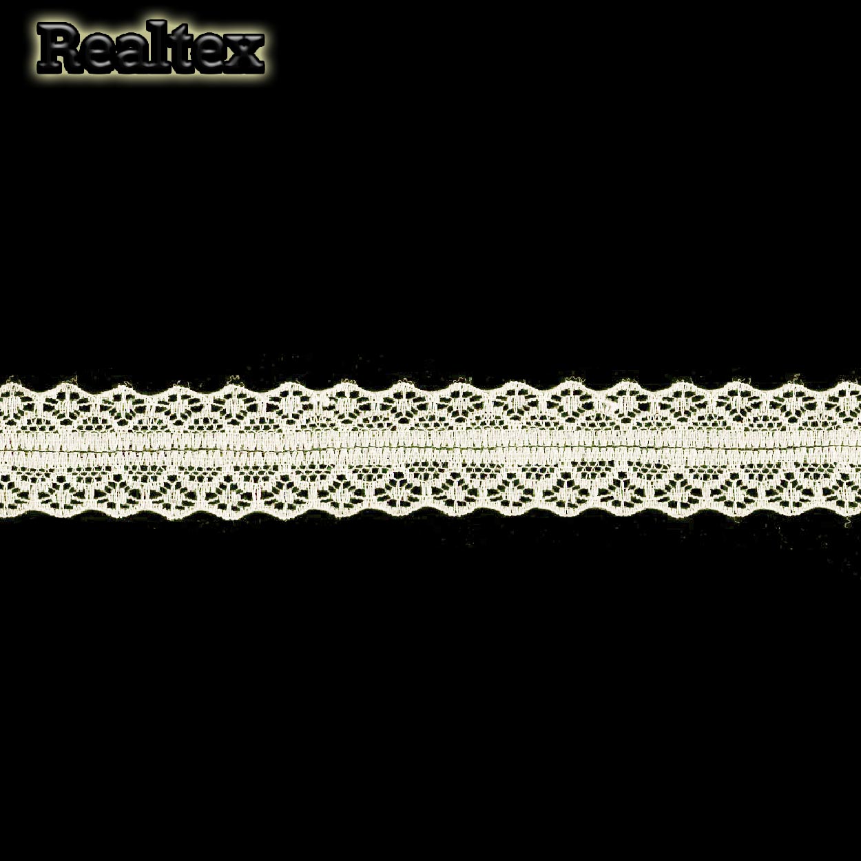 Кружево капроновое  30мм TBY 1659-1 (27,4м) цв.02 молочный