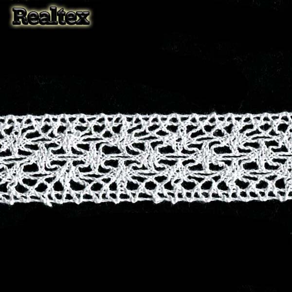 Кружево вязаное  30мм 30.01.010 цв.01 белый