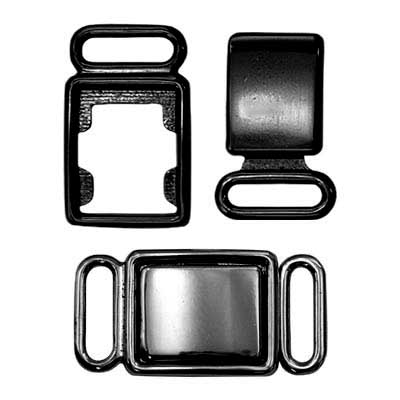 Застежка металлическая "Blitz" BBT-039 27*14мм цв.06 чёрный никель