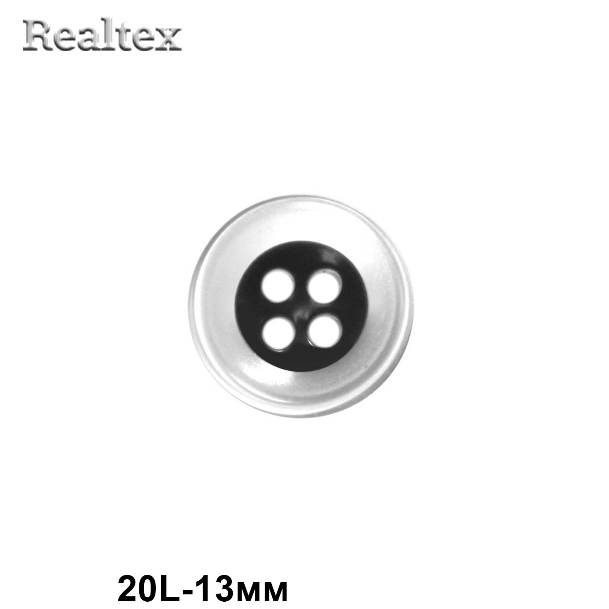 Пуговицы CX K-24 20L (144шт) цв.Blk-02