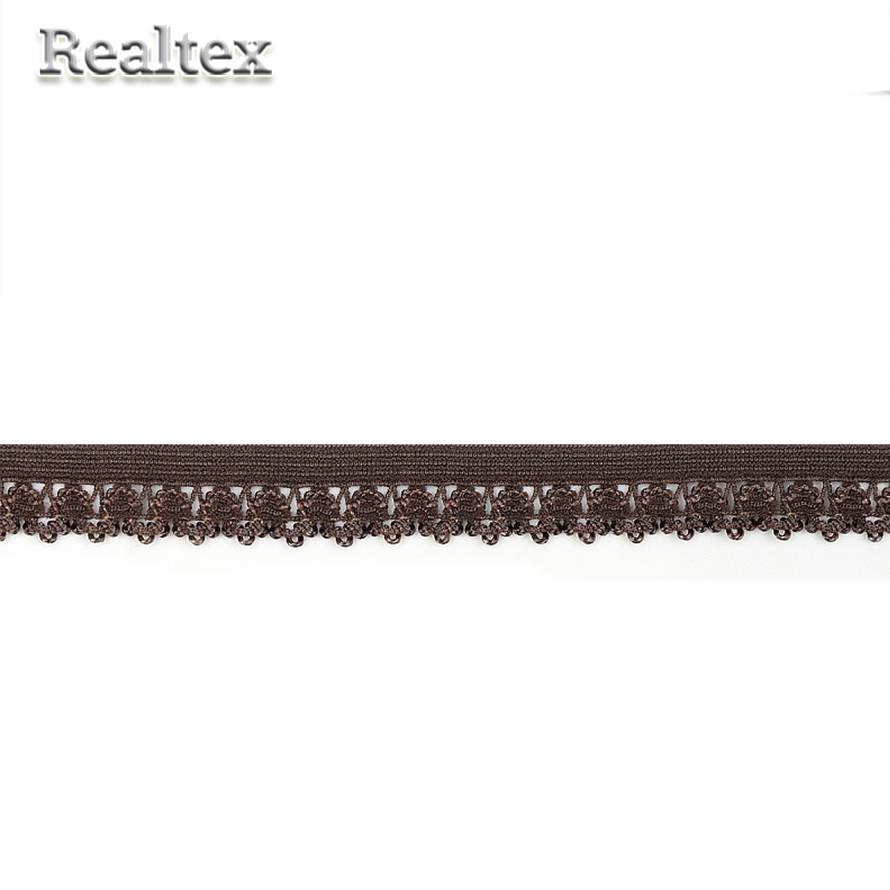Резинка бельевая 12мм RB 01 цв.F304 шоколадно-коричневый