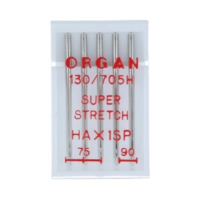 Иглы БШМ ORGAN супер стрейч №75-90 в пенале