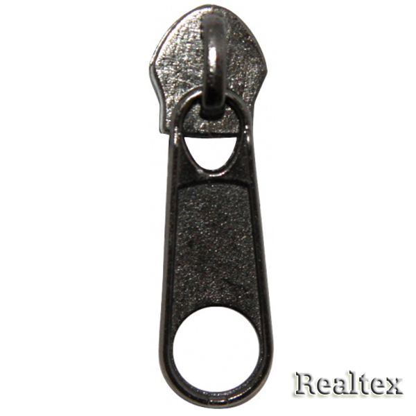 Бегунок Т.3 без фиксатора для метражной витой молнии цв.322 черный