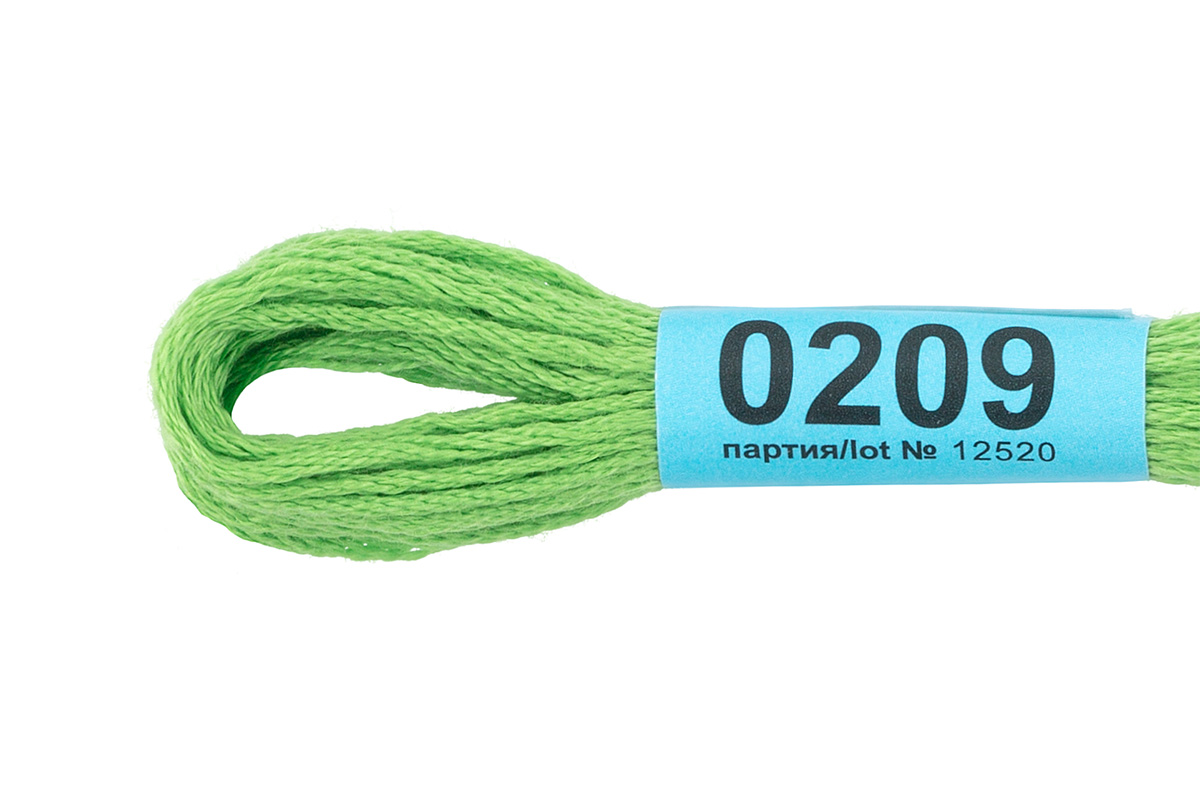 Мулине "Гамма" цв.0209 св. зеленый