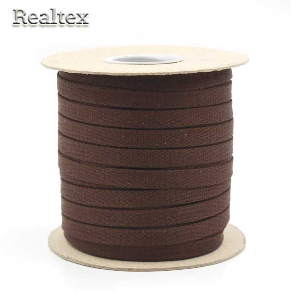 Шнур плоский 06с2341 14мм цв.007 коричневый