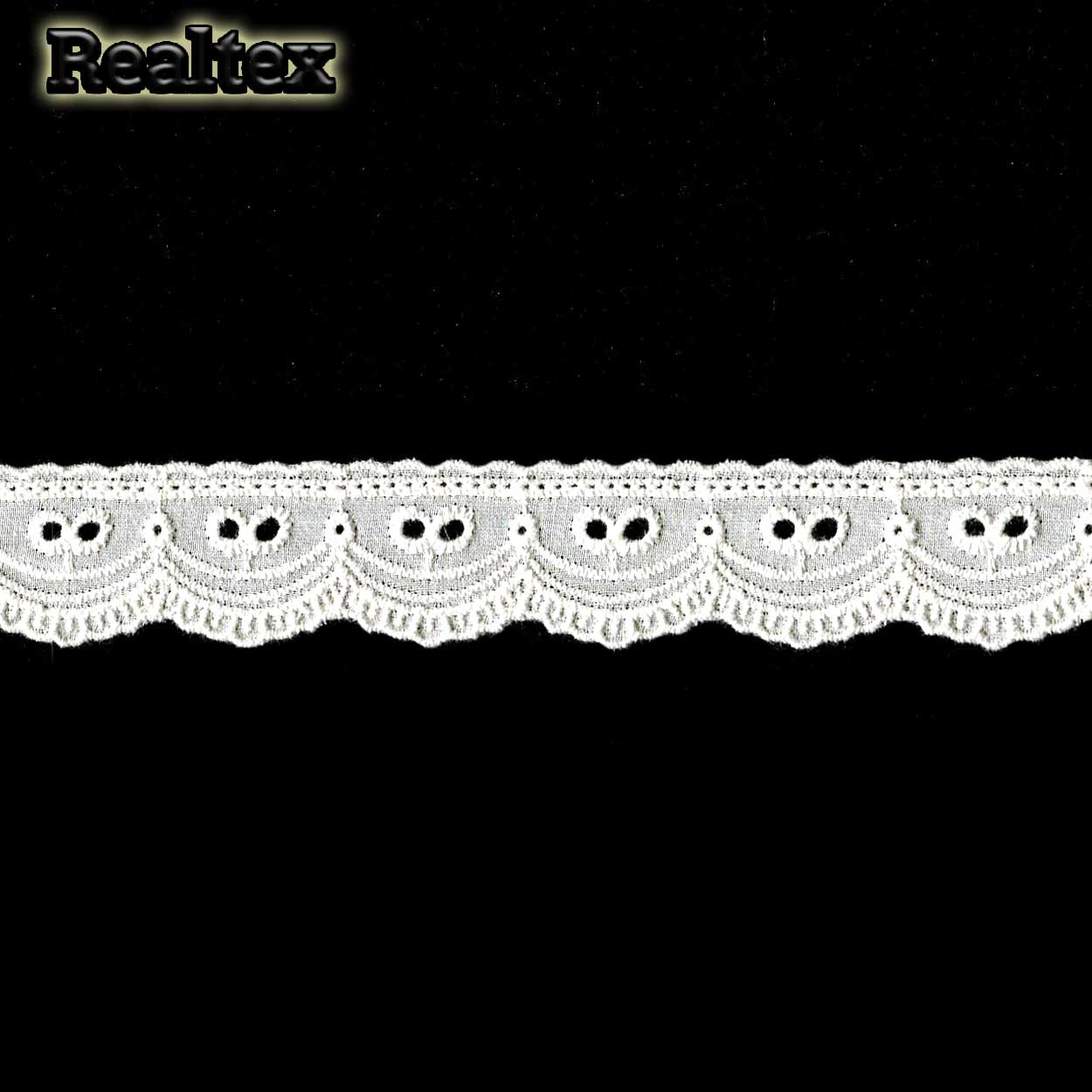 Шитье  25мм TBY 9772 х/б цв.01 белый