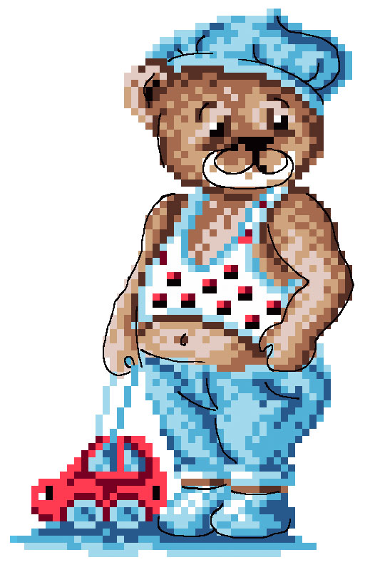 Рисунок на канве МП №1915 "Тедди" 16*20см