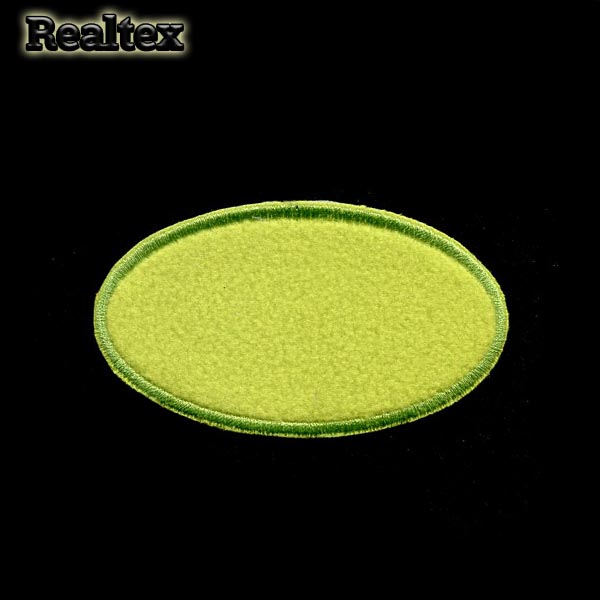 Термоаппликации 013Ф "Овал" цв.салатовый 