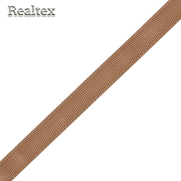 Лента репсовая 12мм RS (27,4м) цв.134 св.коричневый