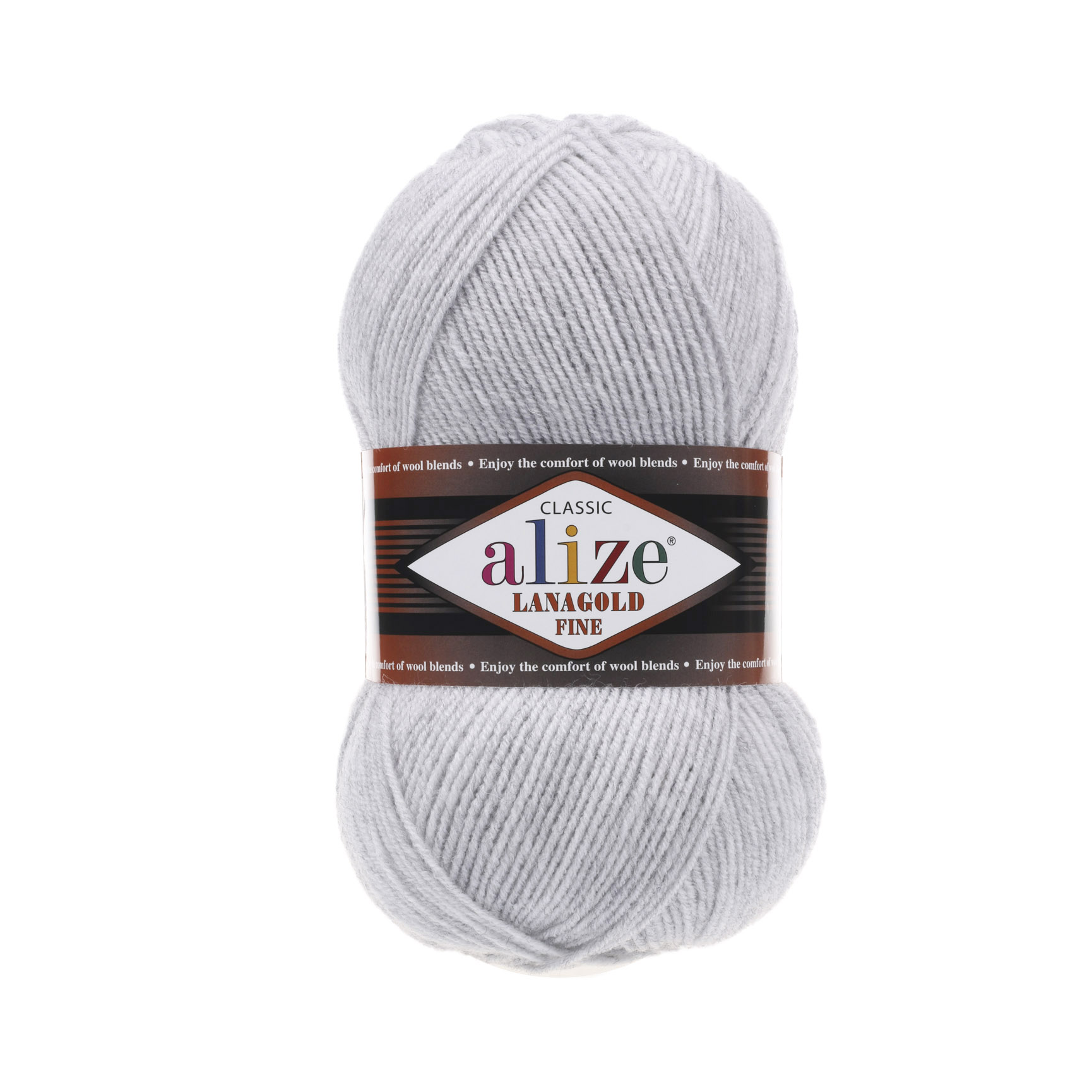 Пряжа Alize "Lana Gold Fine" (100гр) цв.684