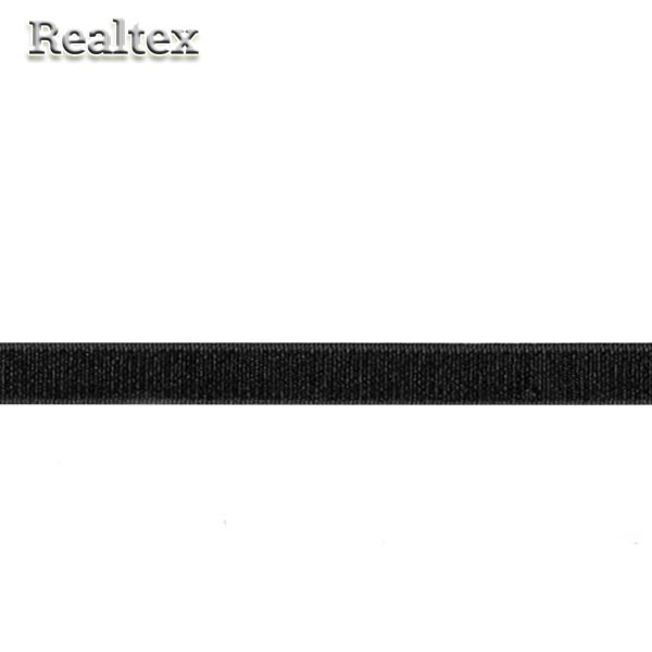  Резинка для бретелей  Realtex  8мм цв.черный