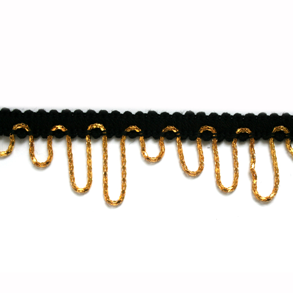 Тесьма CTZ 9825 цв.3 черный/золото