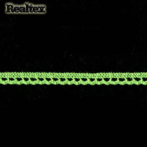 Кружево вязаное   8мм 08.01.092 цв.30 салатовый