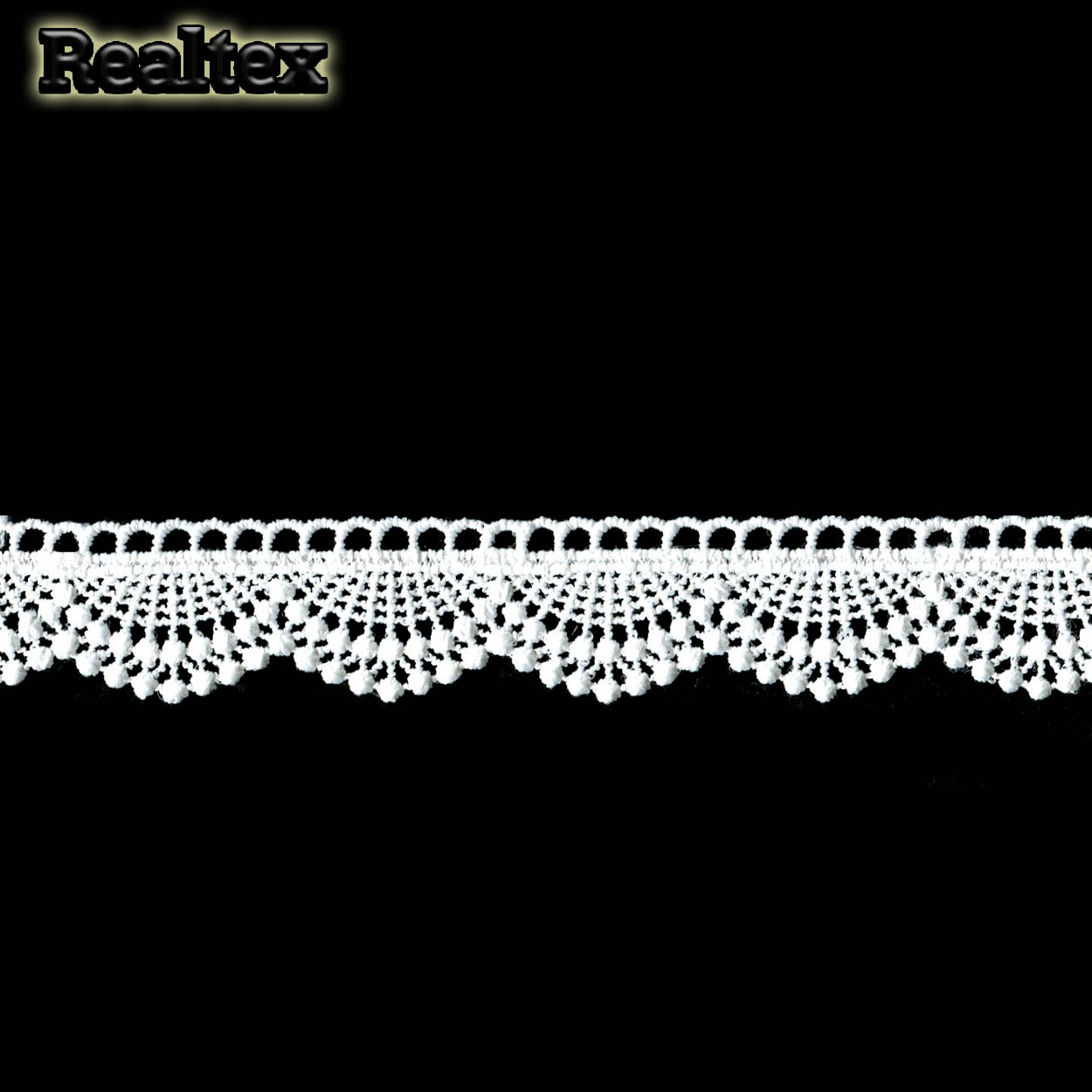 Кружево гипюр  20мм TBY 0460 цв.01 белый