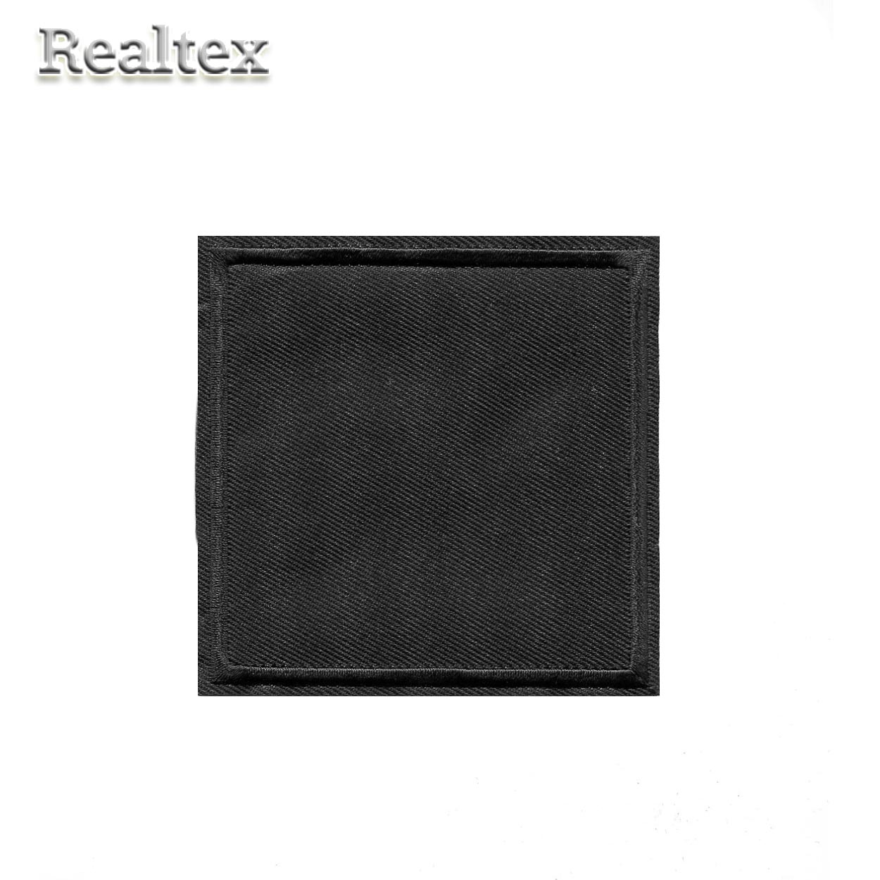 Термоаппликации Realtex S-4466 "Квадрат" цв.черный