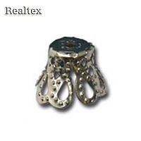 Розетка для бус "Zlatka" DC-005/5 цв.02 никель