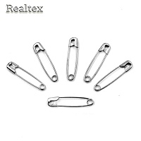 Булавки английские "Realtex" SUN №00 24мм цв.никель 