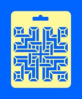 Трафарет №060 "Лабиринт 1"