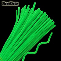 Проволока "Синель" Realtex для творчества N d-6мм 30см (100шт) цв.А-012 светло-зеленый