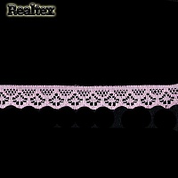 Кружево капроновое  12мм TBY 150-2 (27,4м) цв.09 светло-розовый