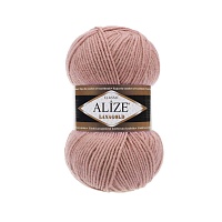 Пряжа Alize "Lana Gold" (100гр) цв.173 вялая роза
