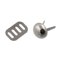 Ножки для сумок металл. GH 01/15  d-15мм "Гамма" (20шт) цв.04 никель