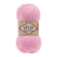 Пряжа Alize "Baby Best" (100гр) цв.191 светло-розовый