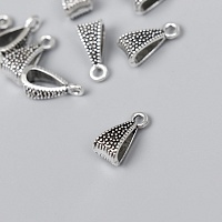 Бейл для бижутерии 7006276 "Точки" (6шт) цв.серебро