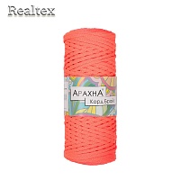 Шнур для вязания Arachna "Cord Bright" (210гр*100м) цв.504 розовый неон