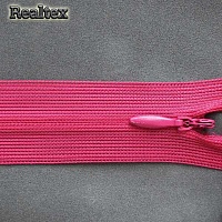  Молния потайная Т.3 60см цв.145 малиновый