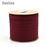 Шнур плоский 06с2341 14мм цв.008 бордо